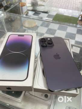 Iphone 14pro max 256gb purple 85% battery with physical dual sim