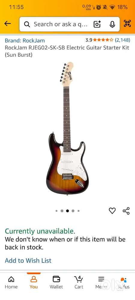 Rockjam Electric Guitar