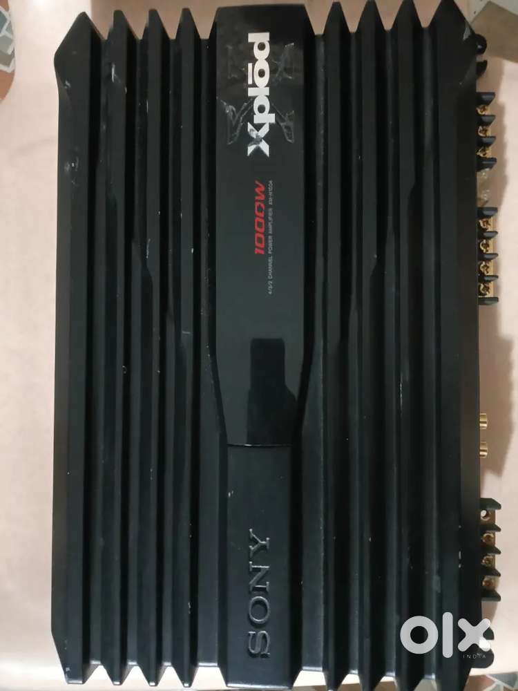 Sony car music amplifier 4 channel with woofer sony 1300w