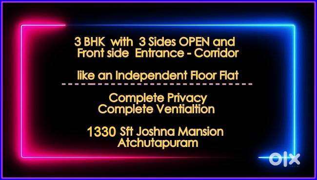 Ready to Move 3 BHK Flat at Best Price : Atchutapuram