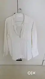 White linen shirt