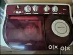 Lg semi automatic washing machine 6.8 kg on 6500