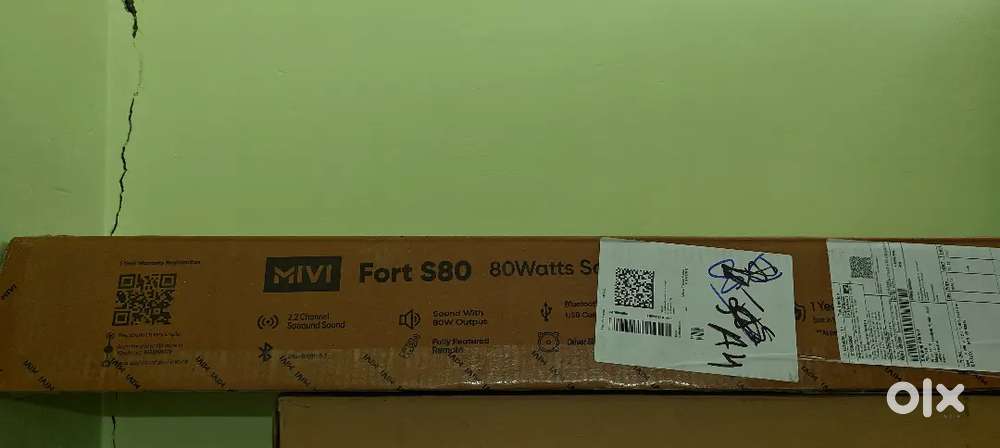 Mivi fort   s80  soundbar   new 11 manth  warandi
