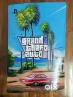 PS5 faceplates disc Standard edition, GTA VI artwork handpainted.