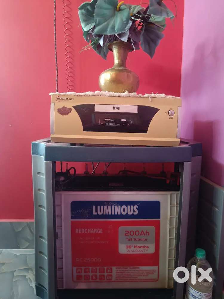 A Good Condition Inverter and Battery