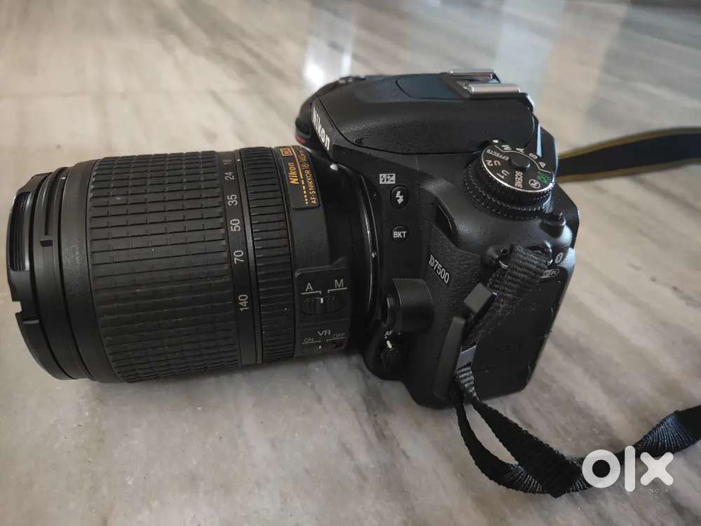 Nikon D7500 DSLR Camera Body with 18-140mm lens (Black)