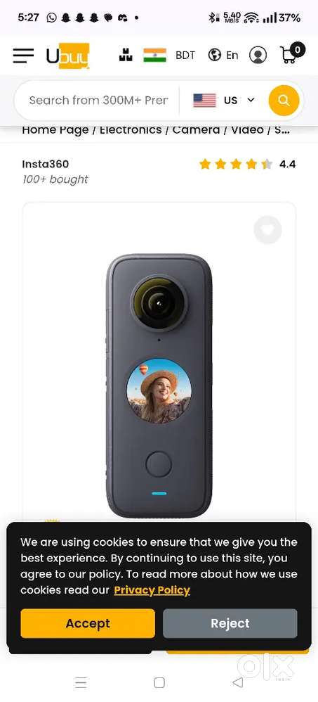 Insta360 one X2
