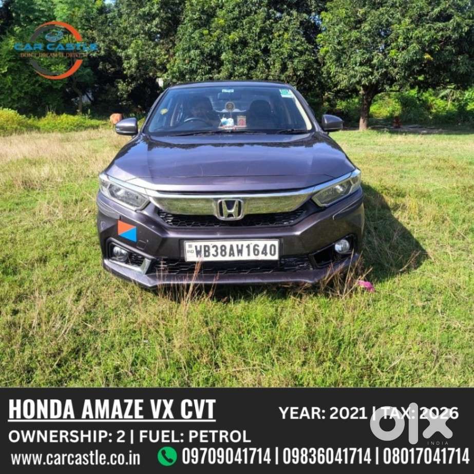 Honda Amaze VX 1.2 Petrol CVT, 2021, Petrol
