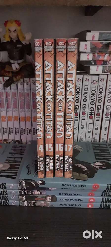 Attack on Titan Vol 14 to Volume 17 (set of 4), Brand New Manga Eng