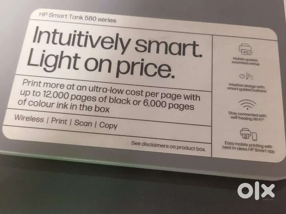 Hp smart Tank 580serious