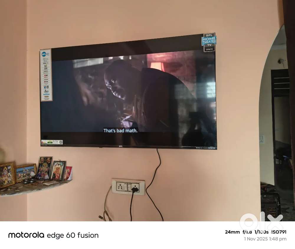 50 inches BPL home theatre Television