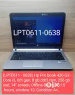 (LPT0611 - 0638) Hp Pro book 430 G3 second hand laptop