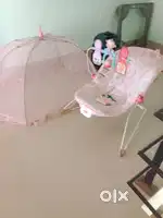 Easy chair with mosquito net