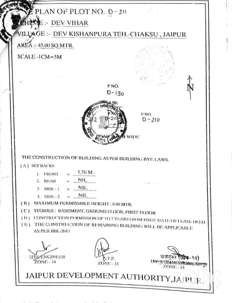 JDA approved plot For sale