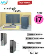 Cash on home delivery  Branded CPU - i7 Process  Ram - 8GB DDR3