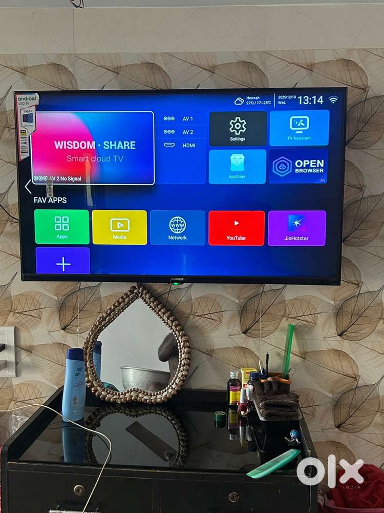 Videocon smart colour TV, android 4k 43 inches