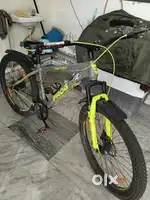 Brand new bicycle with front socker and rear disc brake