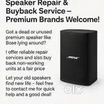 Speaker Repair & Buyback Service – Premium Brands Welcome!