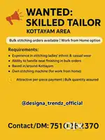 Looking for skilled tailers