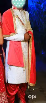 Sherwani and Dhoti for groom