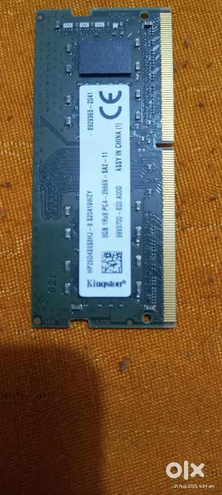 8GB Kingston DDR4 2666 Laptop Ram
