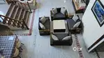 Sofa set with center table