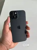 iPhone 15, Black, 128 GB, 90% Battery health, with Box and cable