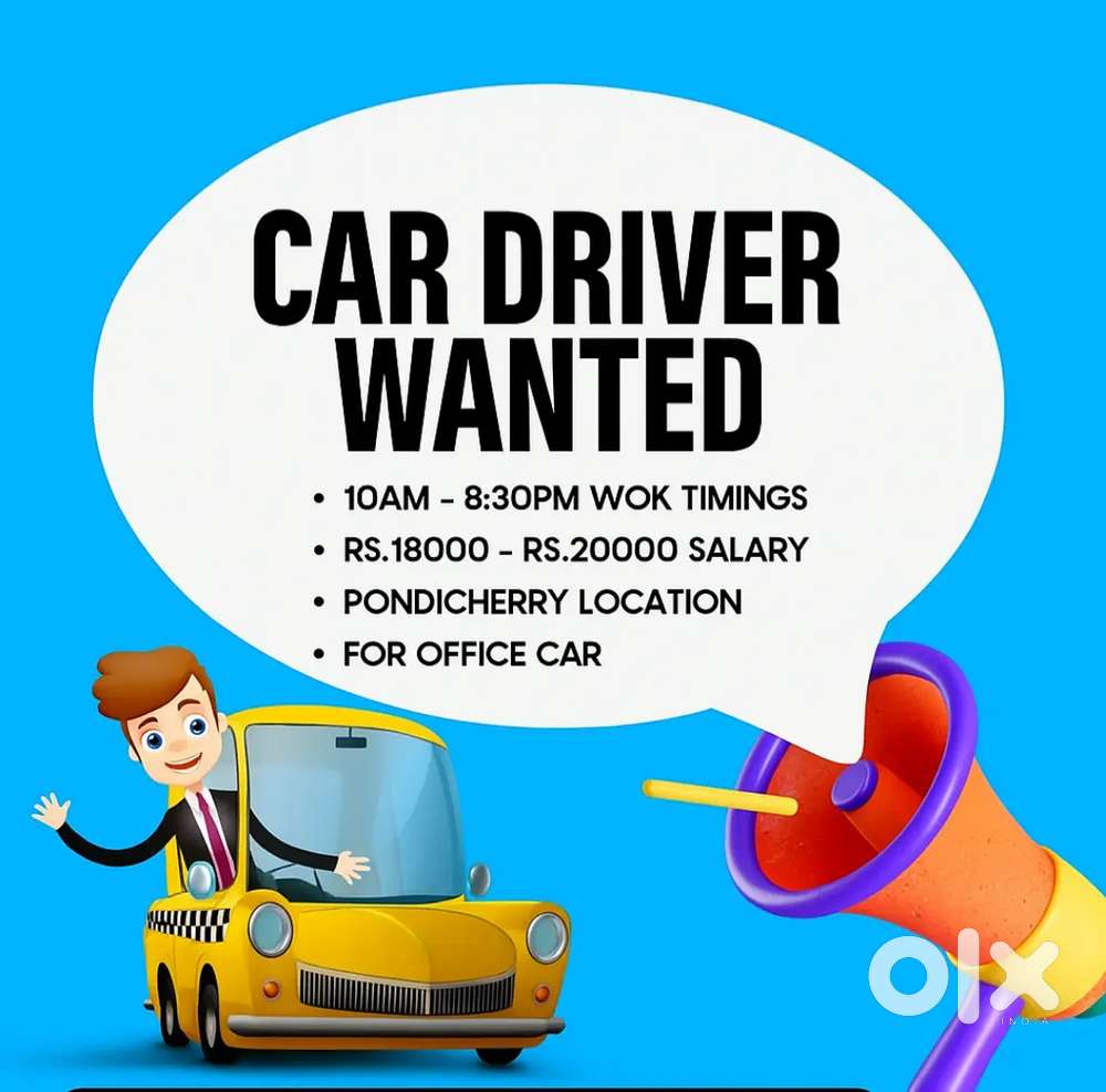 Wanted: Experienced & Responsible Car Driver