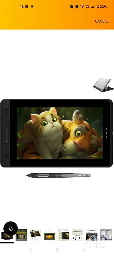 Huion Drawing Monitor Kamvas Pro 13 13.3 Inch