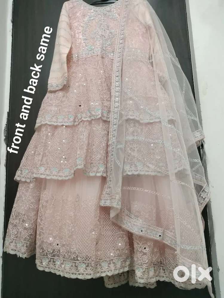 Beautiful Pink Frock/Lehenga – Party & Wedding Wear