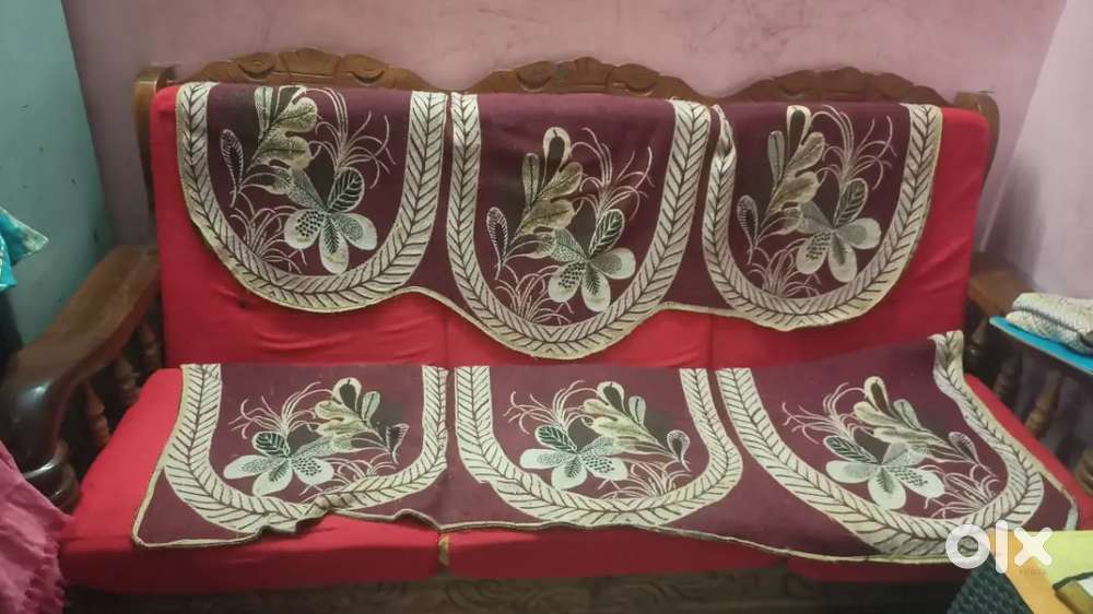 Wooden sofa