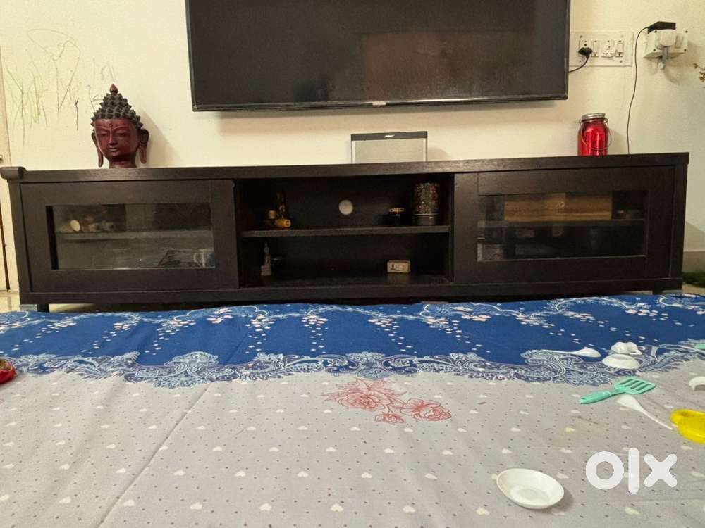 TV unit made of engineered wiod