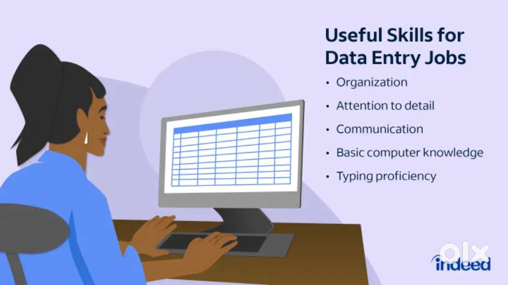 Data entry operator or data handwritten