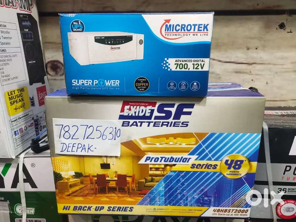 Microtek Exide battery set