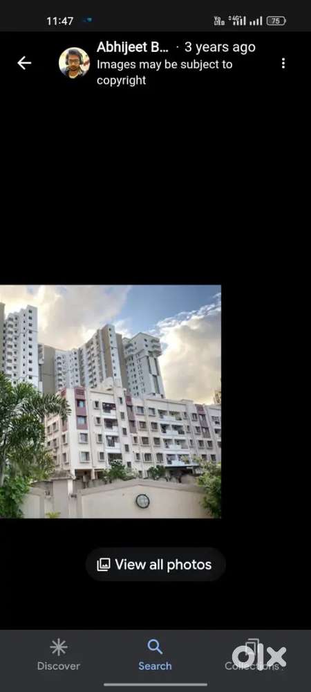 New flat gated community semi furnished 3ac only for family