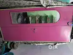 Almirah, showcase, bed