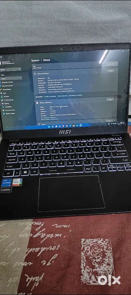 MSI MODERN 14 Intel i5 11Gen