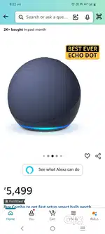 Alexa echo dot 5 th generation