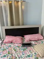 Queen size bed with mattress