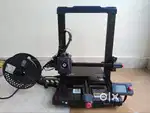 Anyqubic cobra 2 neo 3d printer with colour airbrush and gray filament