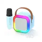 k12 Portable Karaoke LED Bluetooth Speake & Wireless Microphone