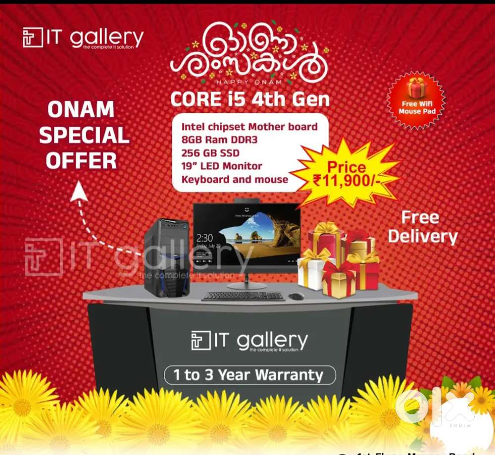 Intel Core i5 4 th Gen Fresh Full Set 1 to 3 year warranty all Models