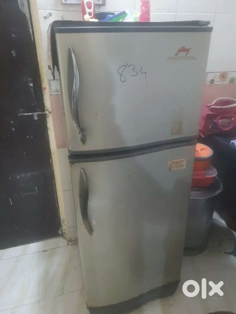 Godrej double door fridge nd washing machine