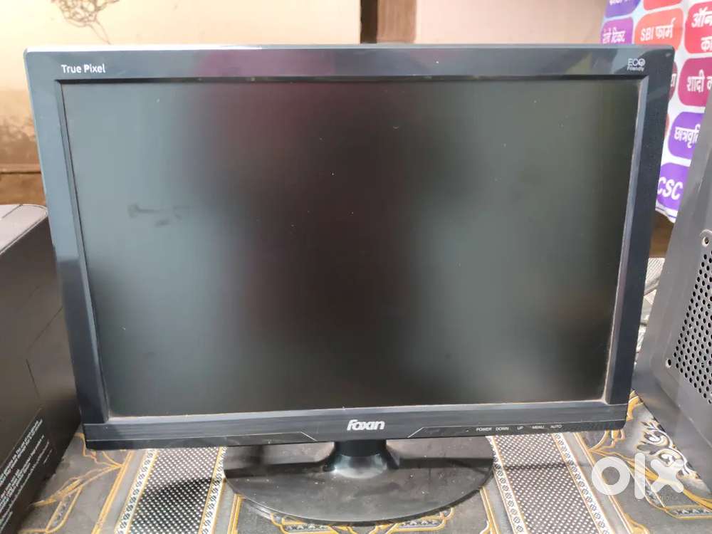 COMPUTER SETUP Of CPU Monitor And keyboard with Setup