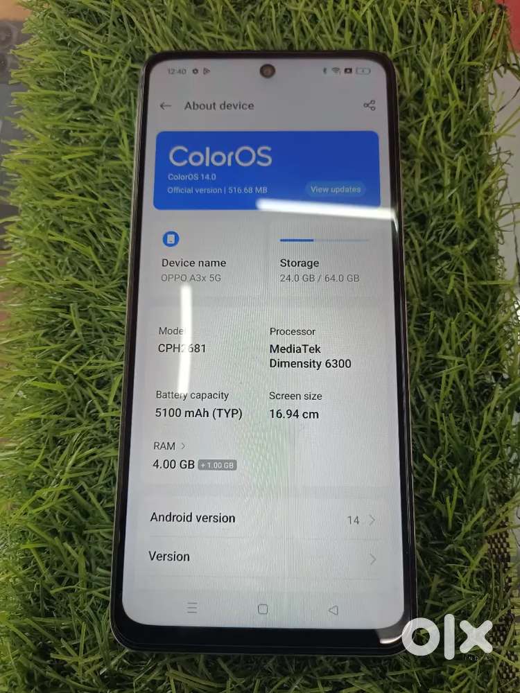 Oppo a3x 5g 4/64