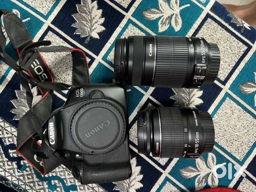 Canon Eos 1300d DSLR with dual lens