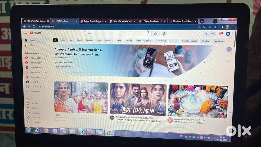 LAPTOP WITHOUT BATTRY