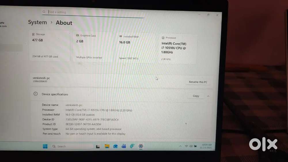 Lenovo e14 i7 laptop