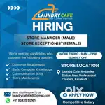 Store receptionist or stores manager