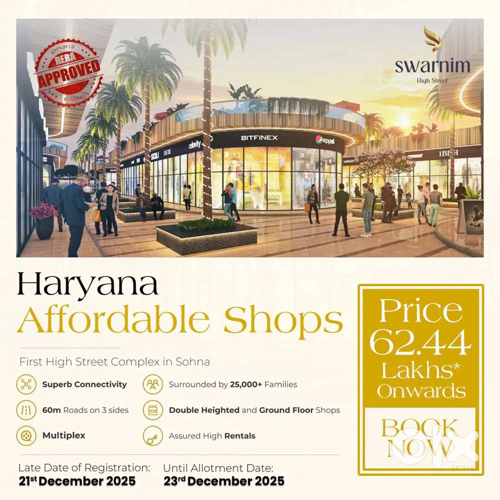 Under Haryana govt affordable housing policy shops